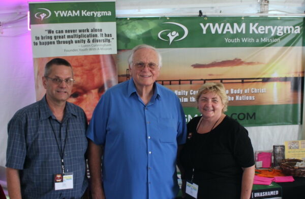 Kerygma Directors Alan And Lori Harris With YWAM Founder Loren Cunningham