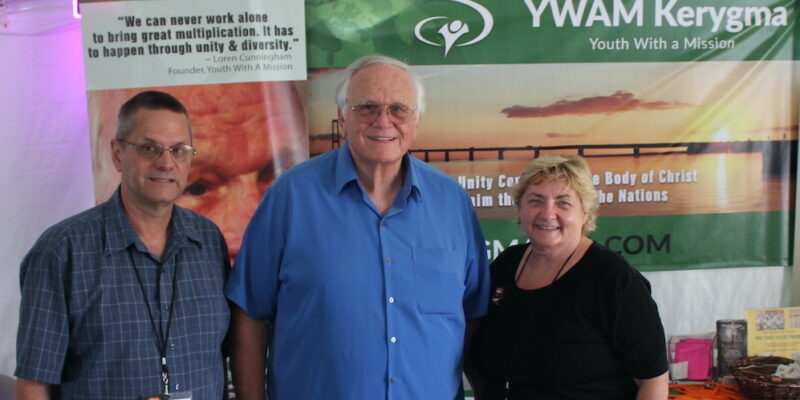 Kerygma Directors Alan And Lori Harris With YWAM Founder Loren Cunningham